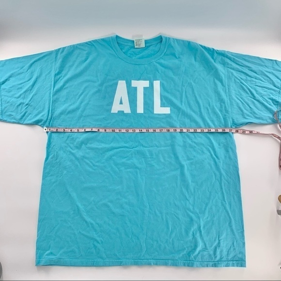 Comfort Colors ATL Airport Code Over Sized Tshirt - Picture 6 of 7
